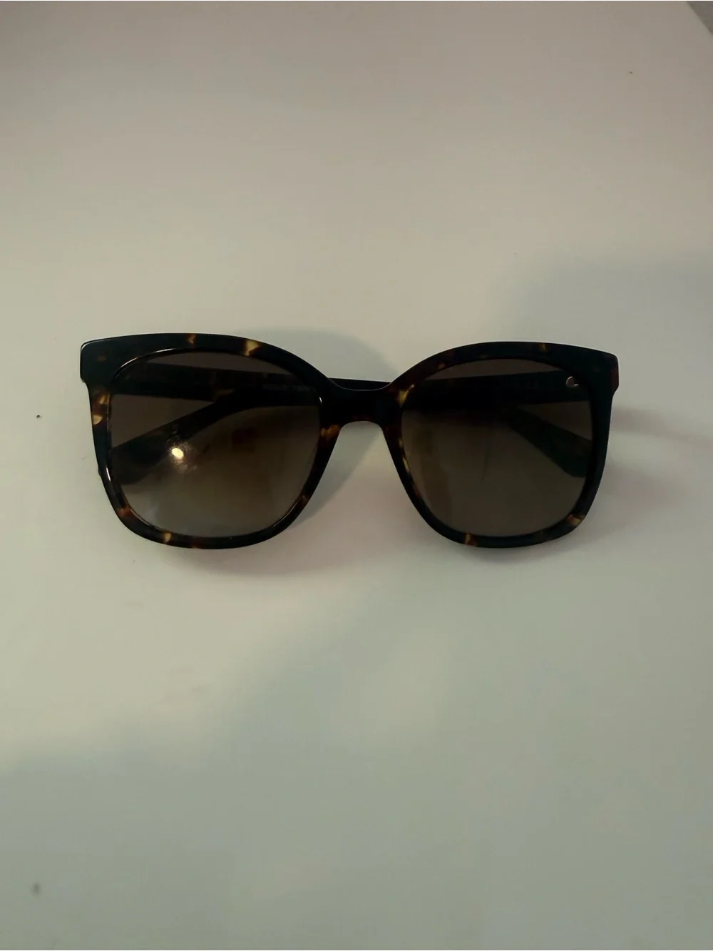 kate spade Black and Tortoiseshell Square Women's Sunglasses